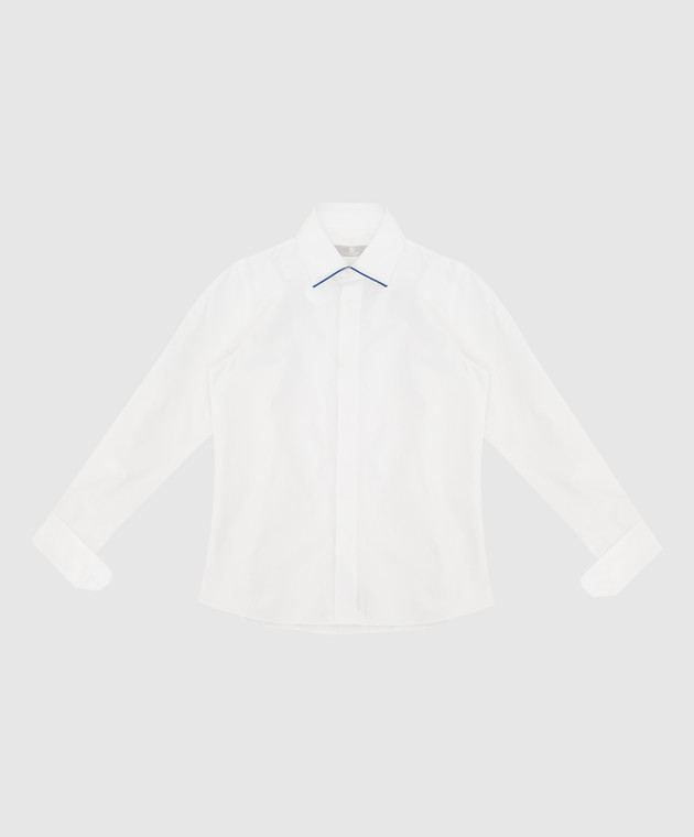 Stefano Ricci Children's white shirt YC003557M1450
