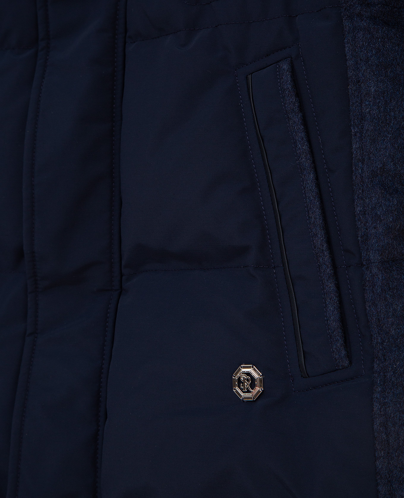 Stefano Ricci Темно-синяя пуховая куртка MDJ14003124805 изображение 5