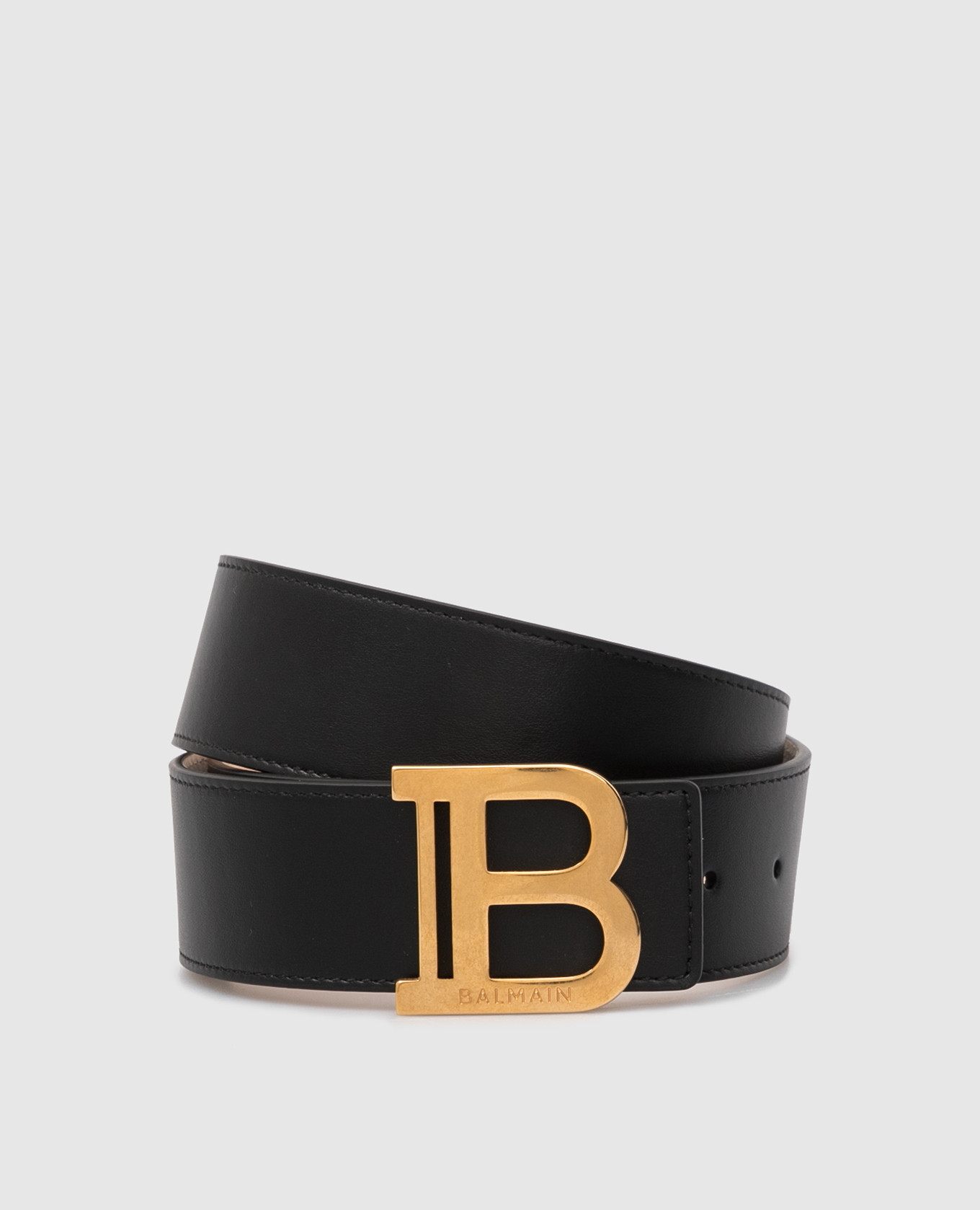 

Черный кожаный ремень B-Belt, Ремни