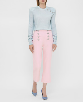 Balmain Рожеві штани SF25088V074