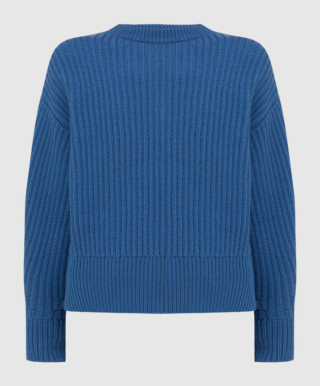 Allude Blue wool and cashmere sweater 21517603