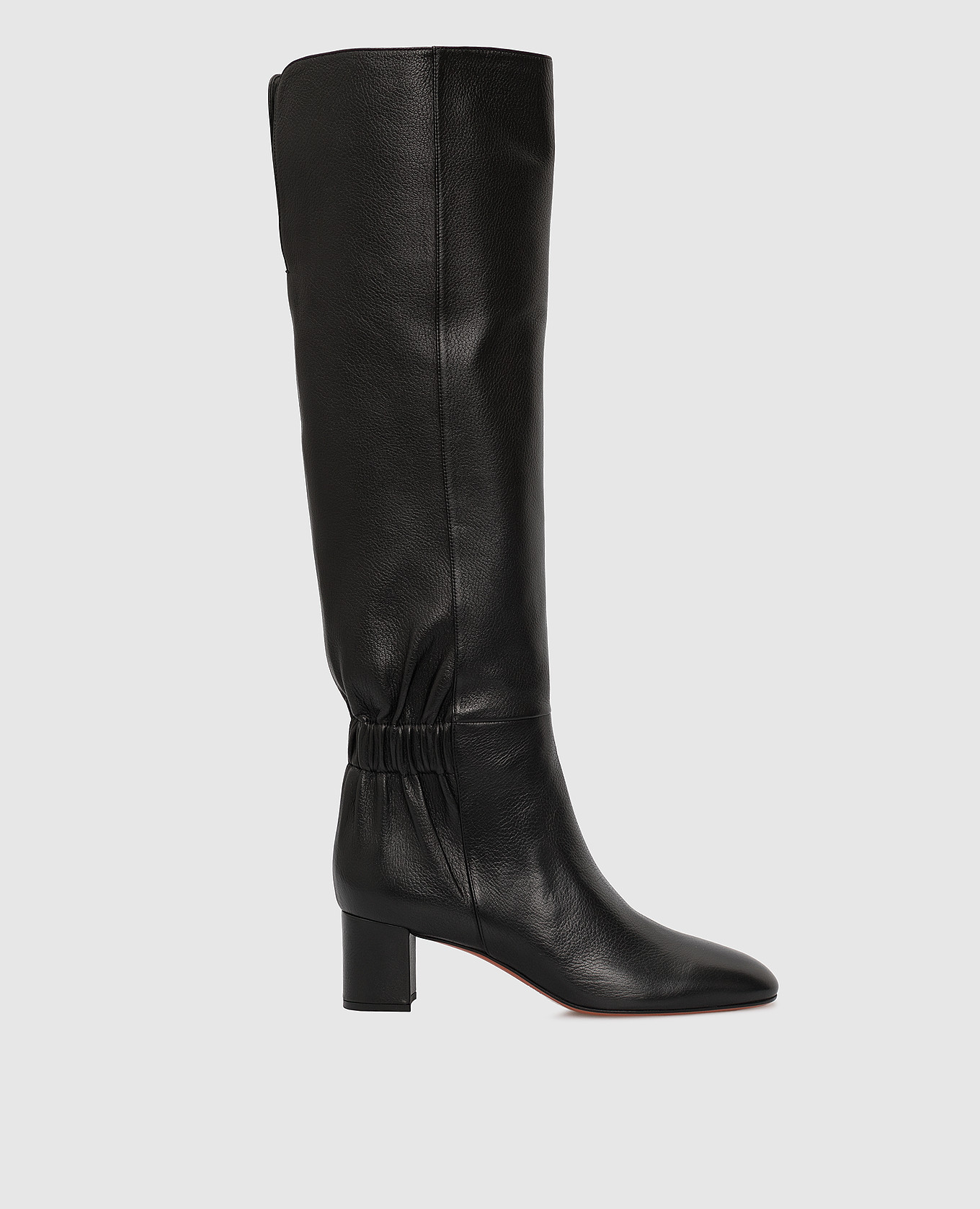 

Черные кожаные сапоги Santoni, Черный, Сапоги