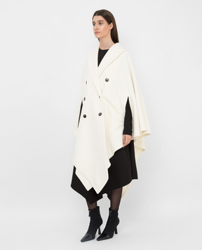ALEXANDRE VAUTHIER Кейп из шерсти с асимметрией 214COA15541354