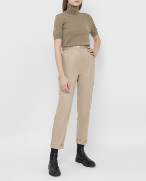 Kiton Бежеві штани D51105K05H98
