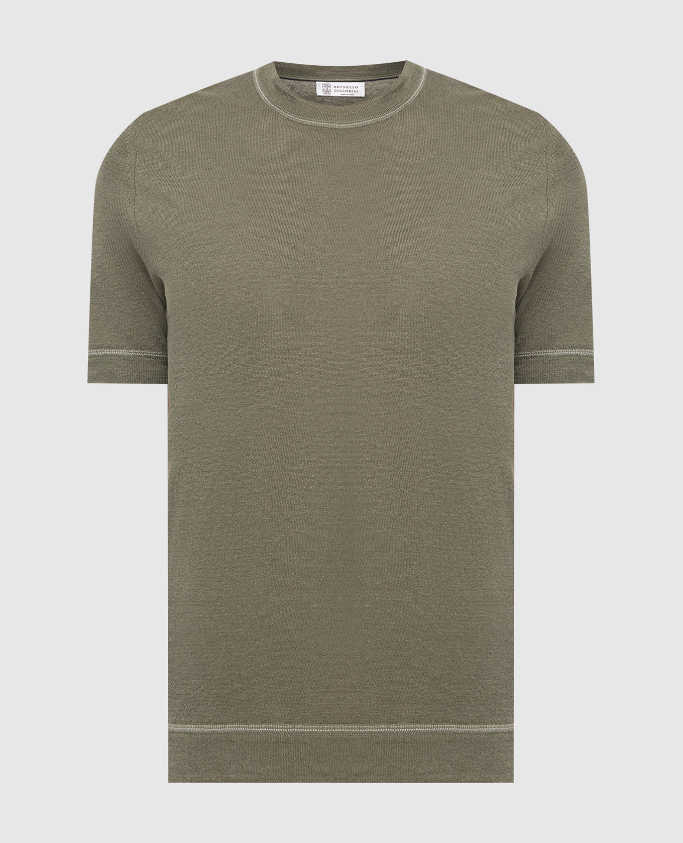 Green linen T-shirt