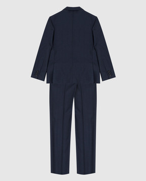 Stefano Ricci Дитячий костюм з вовни у візерунок Y3SF378950W803