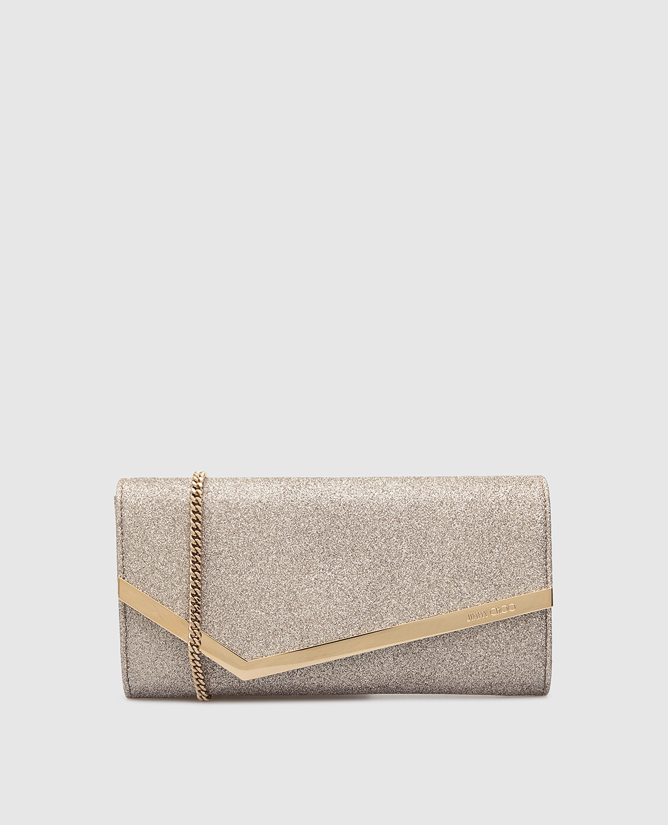 

Золотистый клатч "Emmie" Jimmy Choo, Клатчи