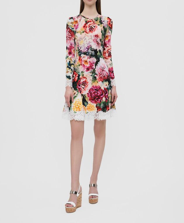 Dolce&Gabbana Сукня з мереживом F6D2OTFSRKN зображення 2