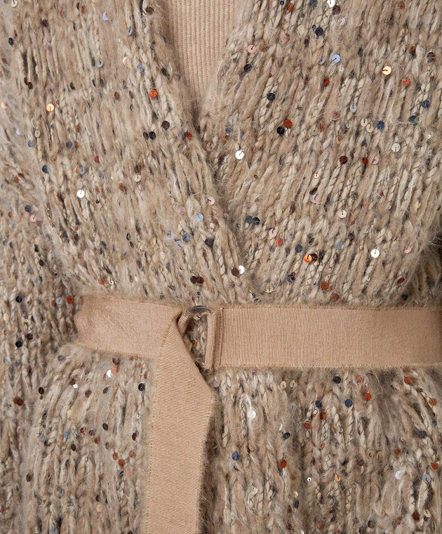 Brunello Cucinelli Кардиган в пайєтках MBN622006 зображення 5