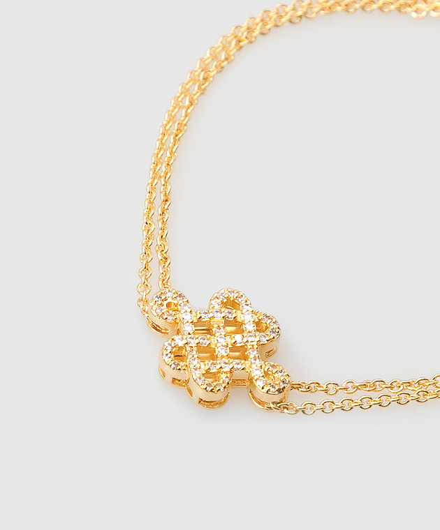 Goldoni Milano Золотистый браслет из латуни с кристаллами CKCB01 изображение 3
