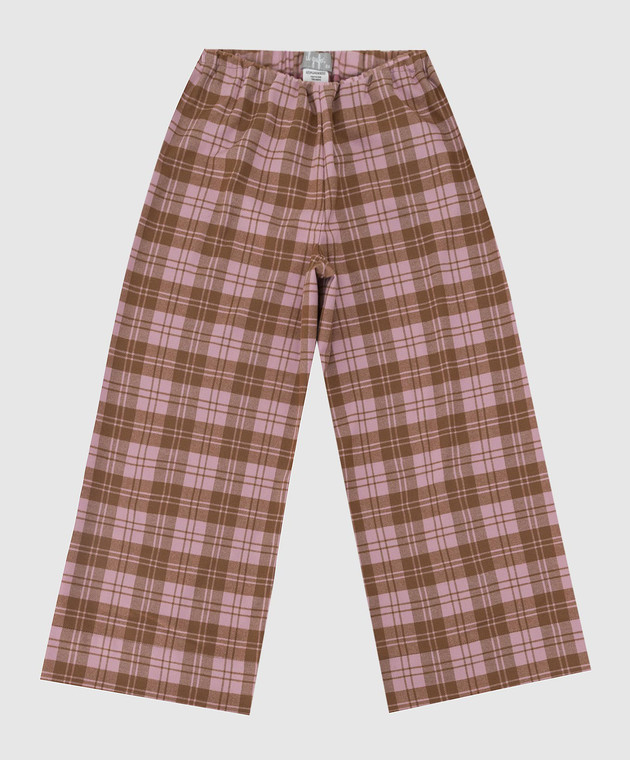 Il Gufo Children's plaid trousers A21PL242W305068
