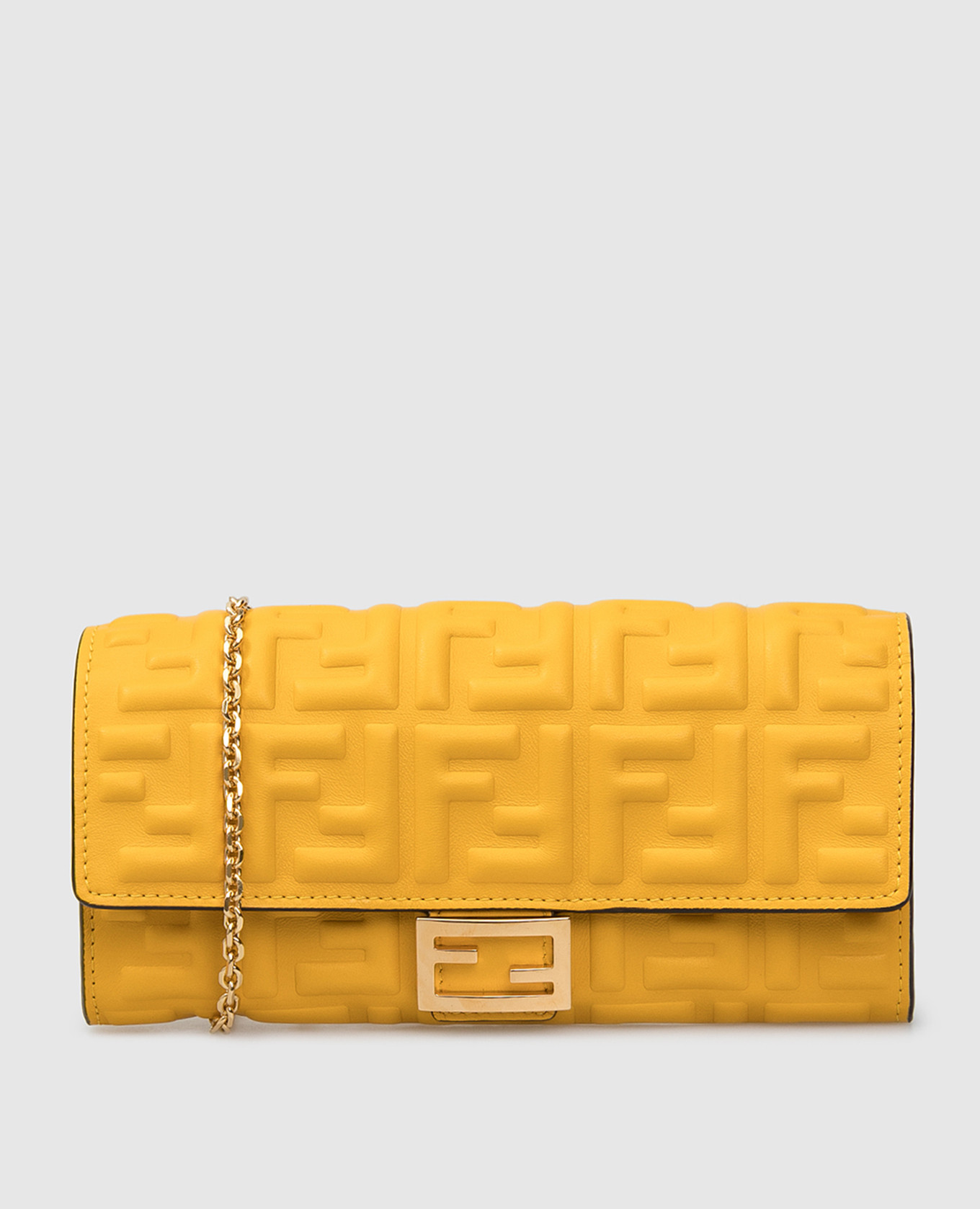 

Кожаный кошелек "Baguette" Fendi, Желтый, Кошельки