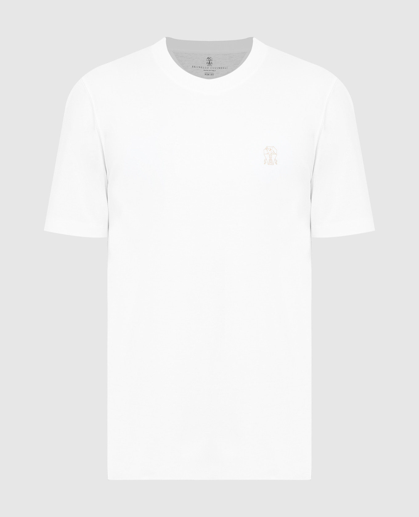 Белая футболка с эмблемой
