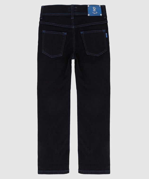 Stefano Ricci Детские джинсы с монограммой YST72010401626 изображение 2