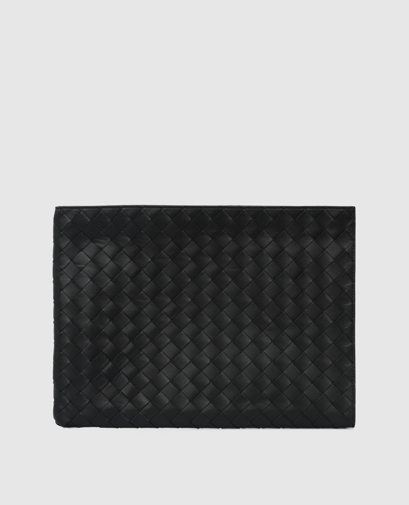 

Кожаная папка для документов с плетением Intrecciato Bottega Veneta, Черный, Сумки
