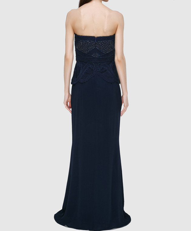 Rachel Gilbert Темно-синя сукня з шовку 60014 зображення 4