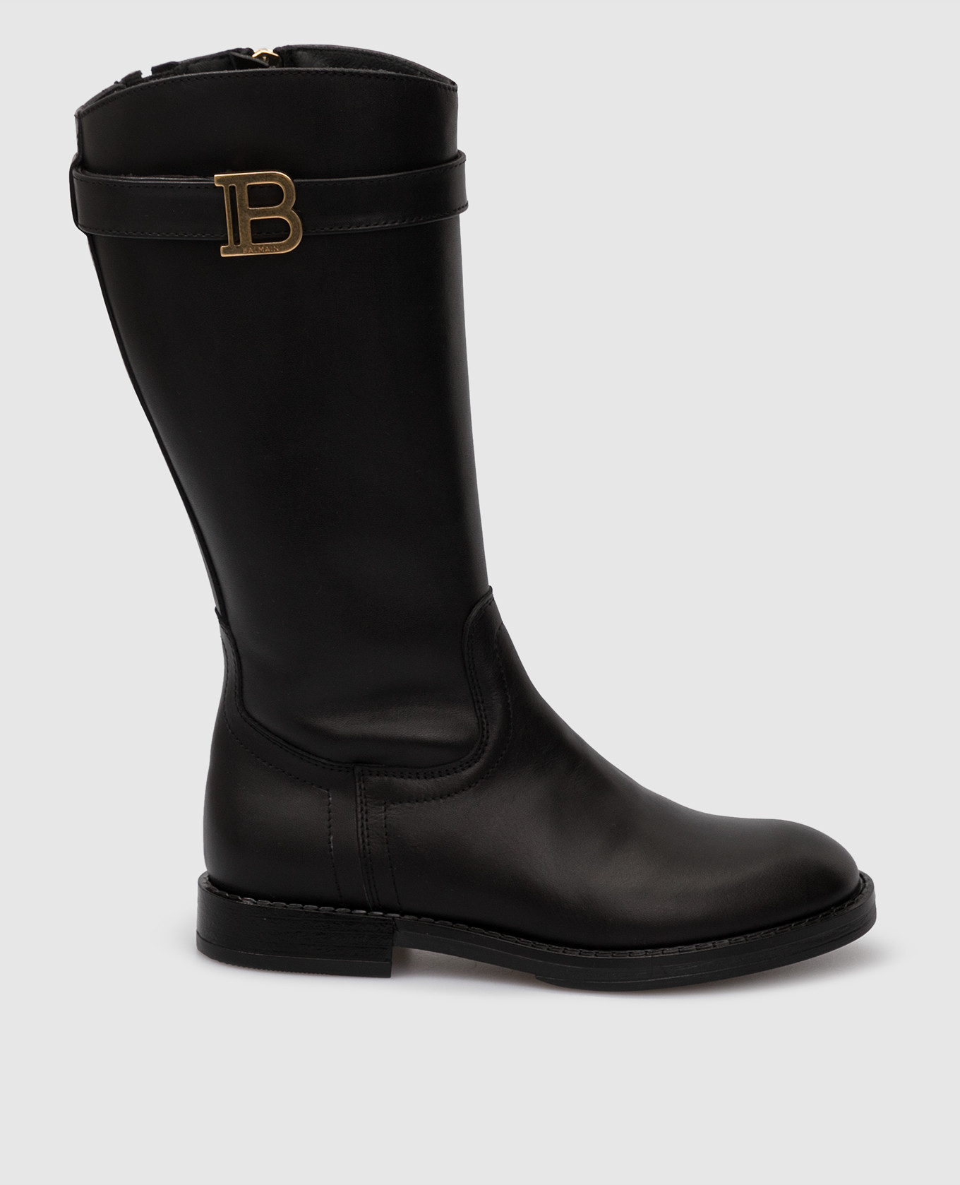 Balmain - Stivali in pelle nera per bambini 6P0106Y0023 acquista online su  Symbol