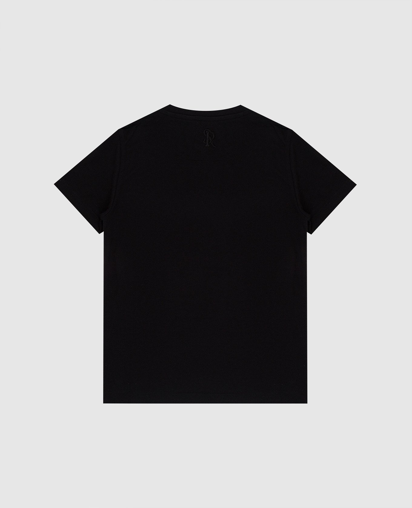 Stefano Ricci Детская черная футболка с эмблемой YNH9200200803 изображение 2