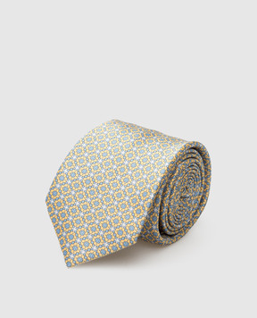 Stefano Ricci Детский набор из галстука и платка в узор YDH27027