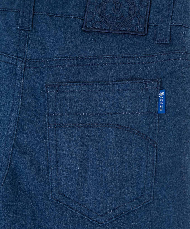 Stefano Ricci Детские синие джинсы YFT7202030B2NE изображение 3