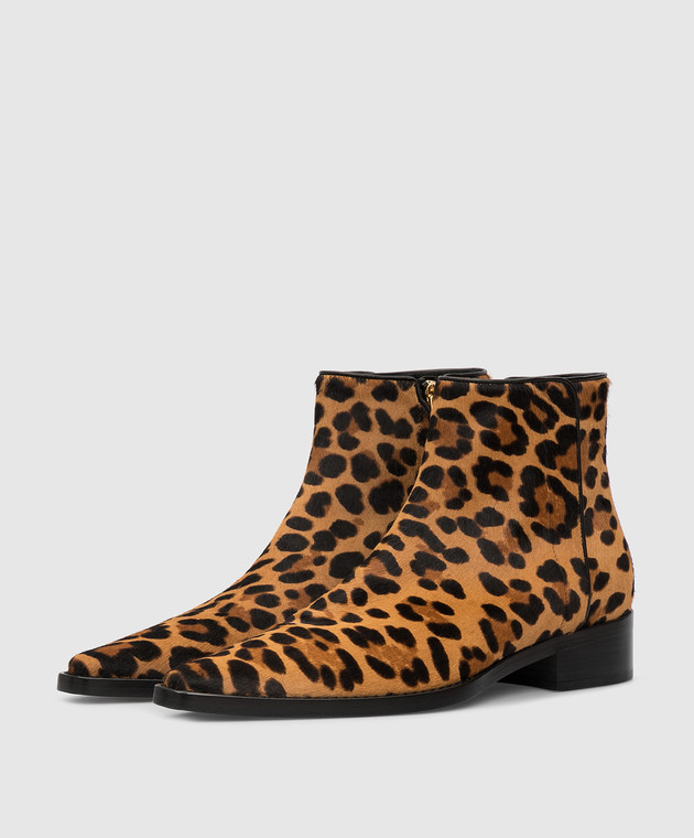Dolce&Gabbana Коричневые ботинки из шерсти пони CT0583AI533 изображение 3