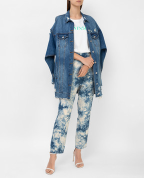 Twinset Брюки з високою посадкою з ефектом тай-дай 211TT2542