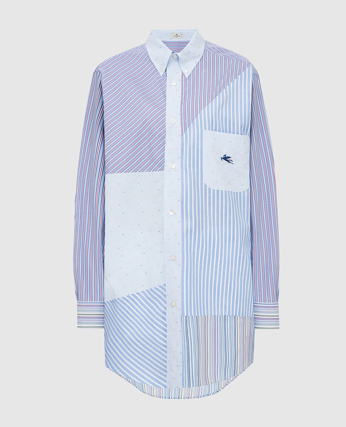 

Рубашка в полоску Etro, Голубой, Рубашки и блузы