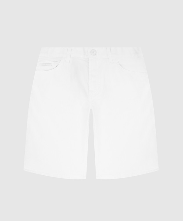 Stefano Ricci Детские белые джинсовые шорты YST92000201299