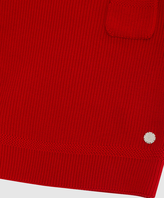 Stefano Ricci Детский красный свитер K818009G01Y17218 изображение 3