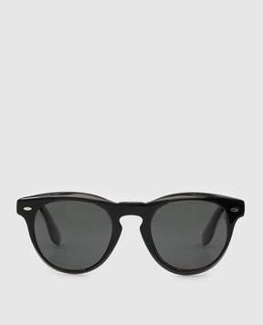 Brunello Cucinelli Черные солнцезащитные очки Nino MOCNIN008
