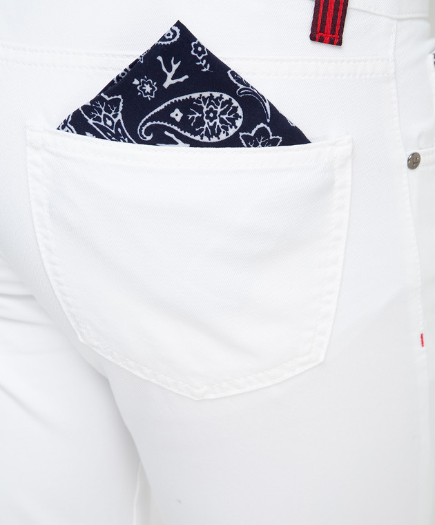 ISAIA Белые джинсы TCS003DJ064 изображение 5
