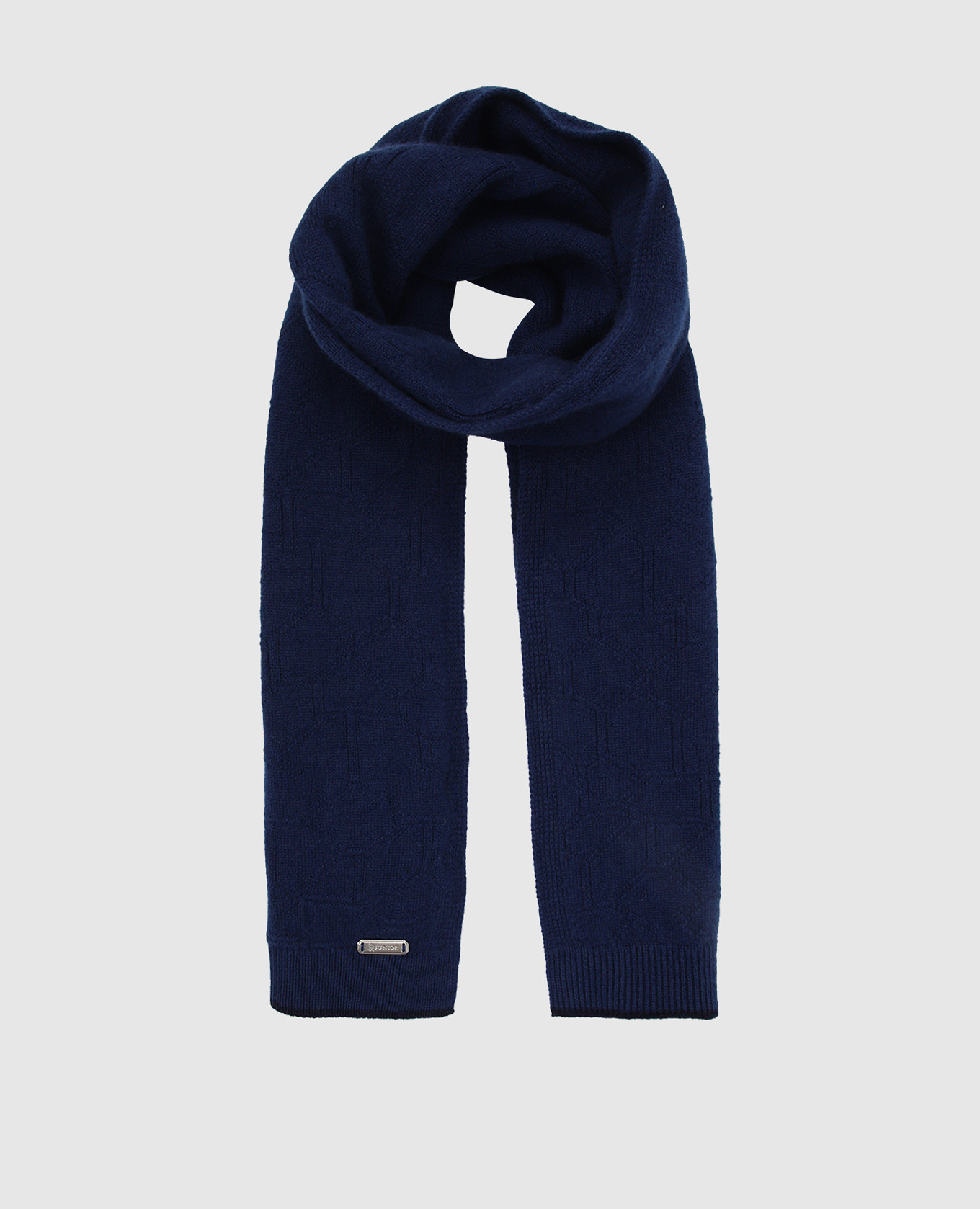Baby blue cashmere scarf