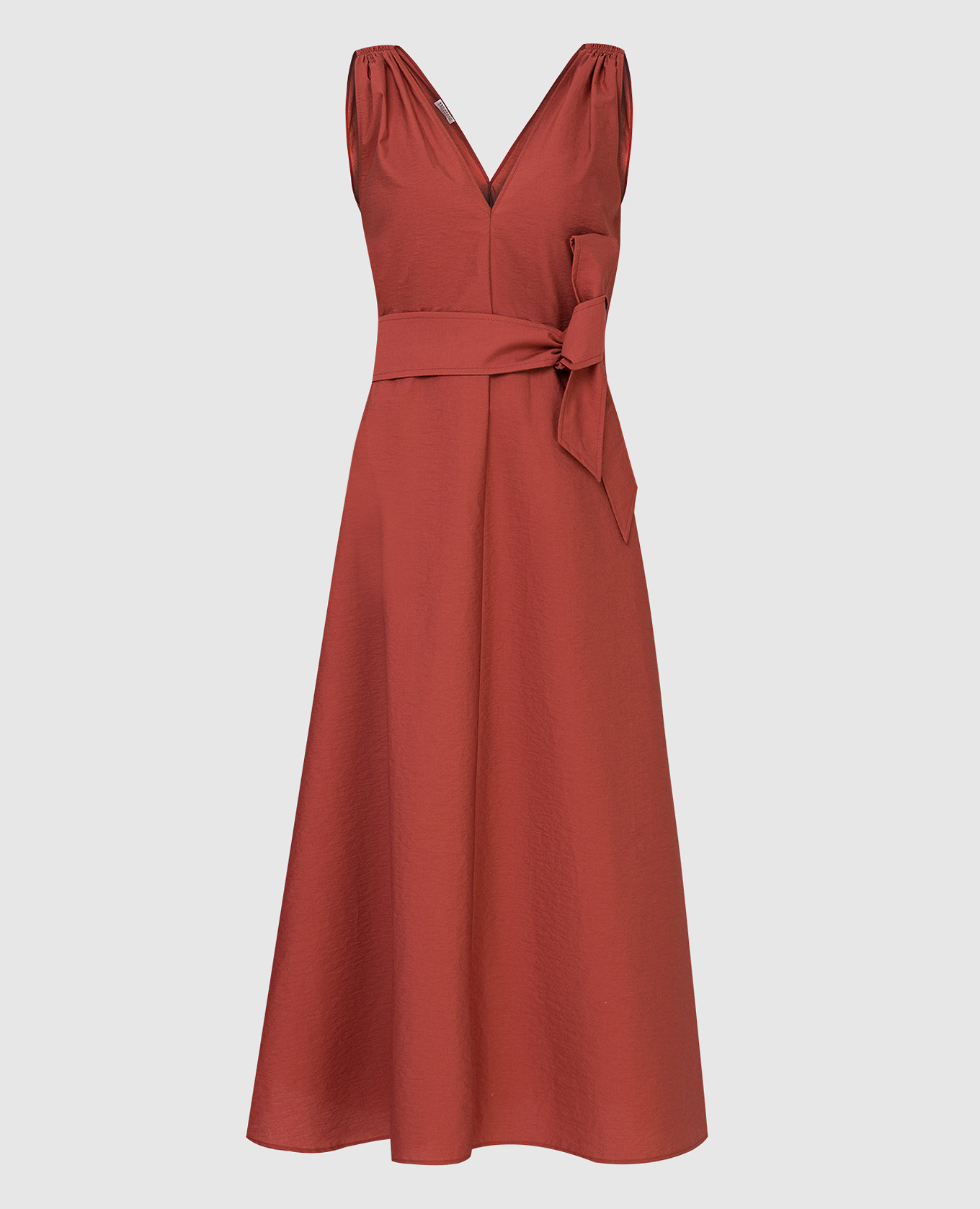 

Терракотовое платье Brunello Cucinelli, Терракотовый, Платья Макси