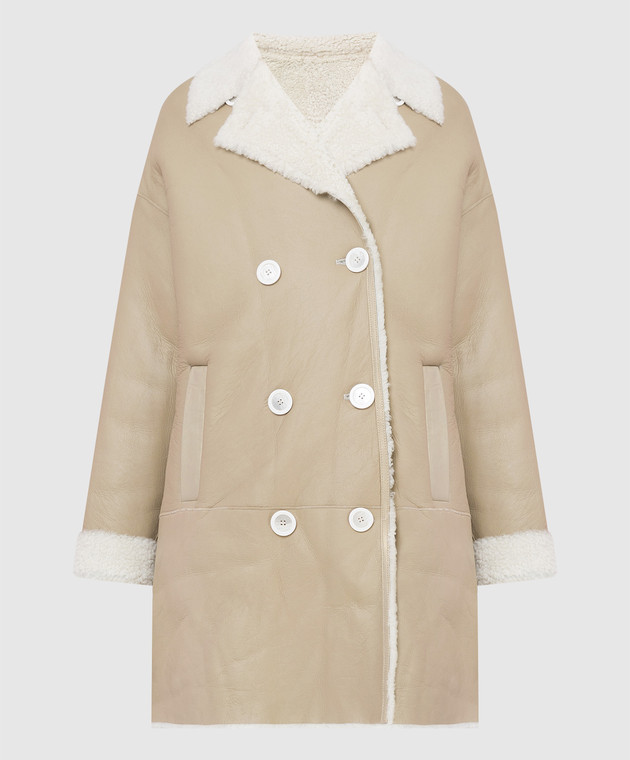 Be Florence Light beige sheepskin coat BE2152
