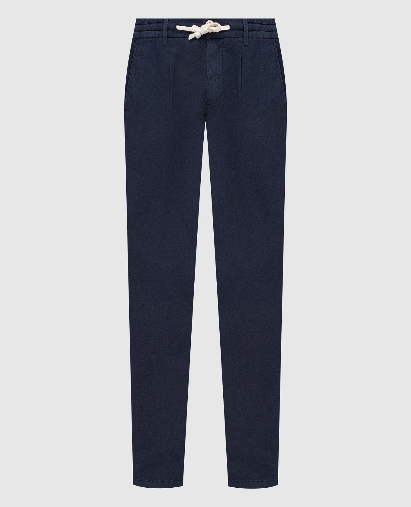 Navy blue drawstring trousers