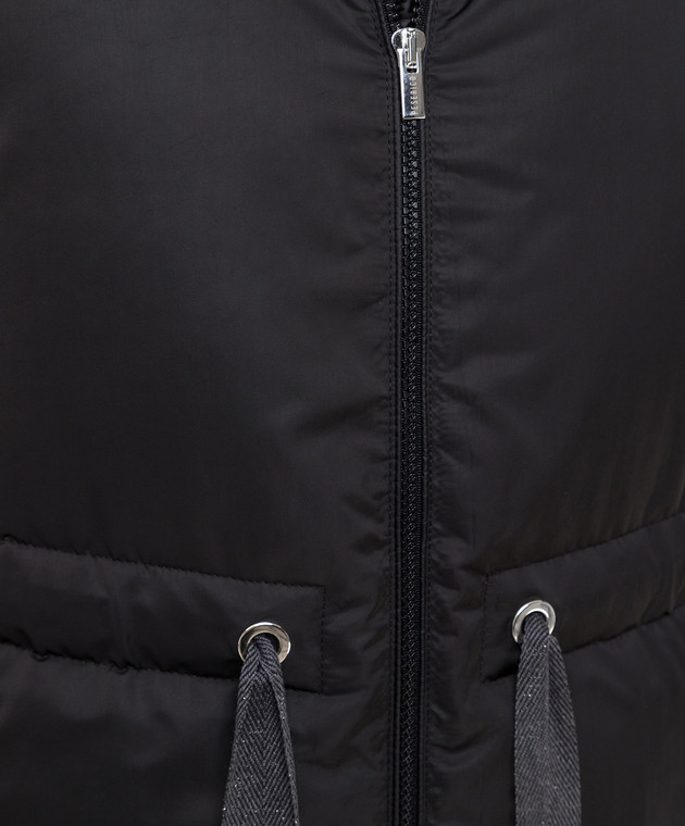 Peserico Чорна пухова куртка S243935617A зображення 5