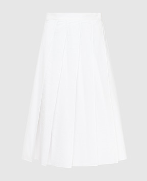 Brunello Cucinelli Белая юбка M0F79G2935