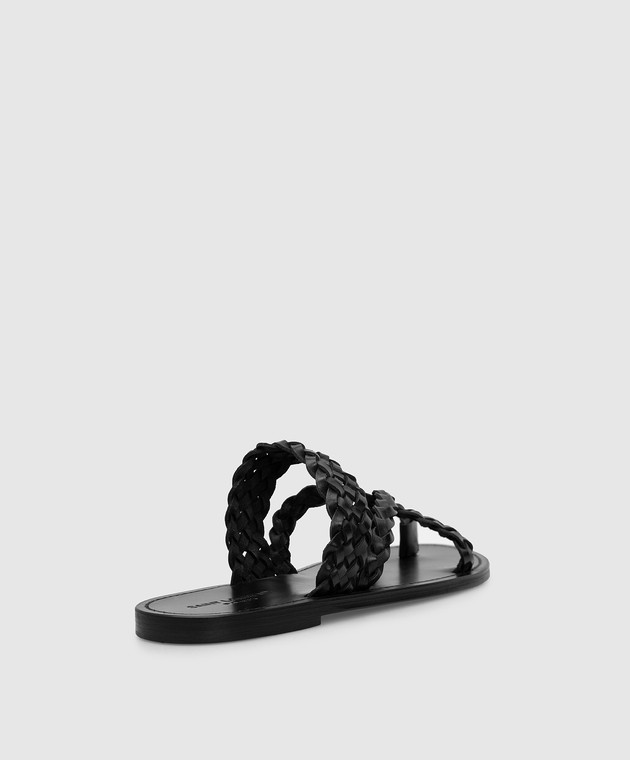 Saint Laurent Leather sandals "Neil" 6507270MU00 изображение 4