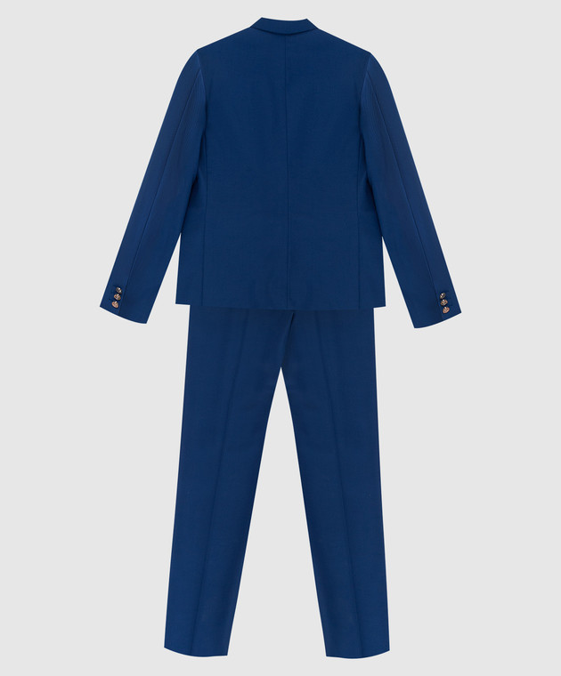 Stefano Ricci Children's blue wool suit Y1SF371900W808 image 2