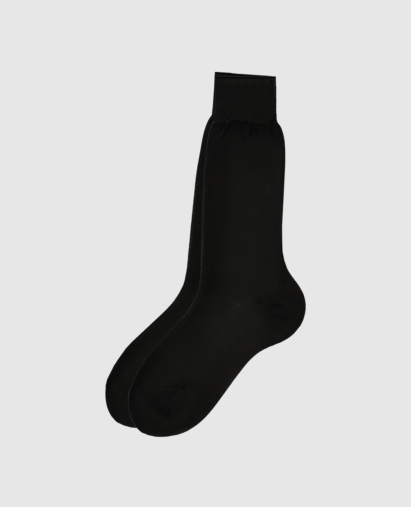 Black ribbed socks