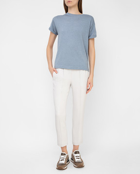 Brunello Cucinelli Серые брюки MA029P1673