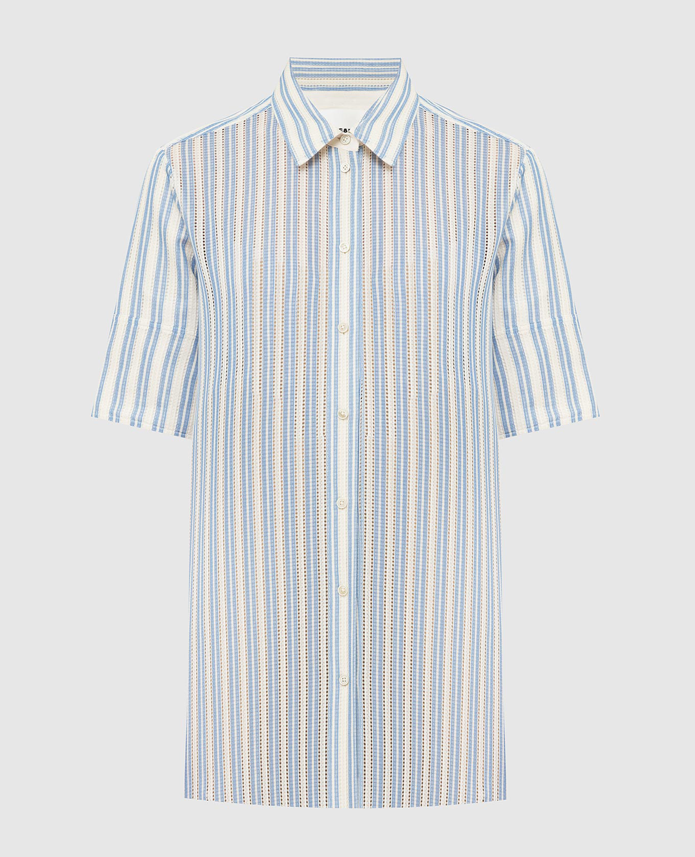 

Голубая рубашка Jil Sander, Голубой, Рубашки и блузы