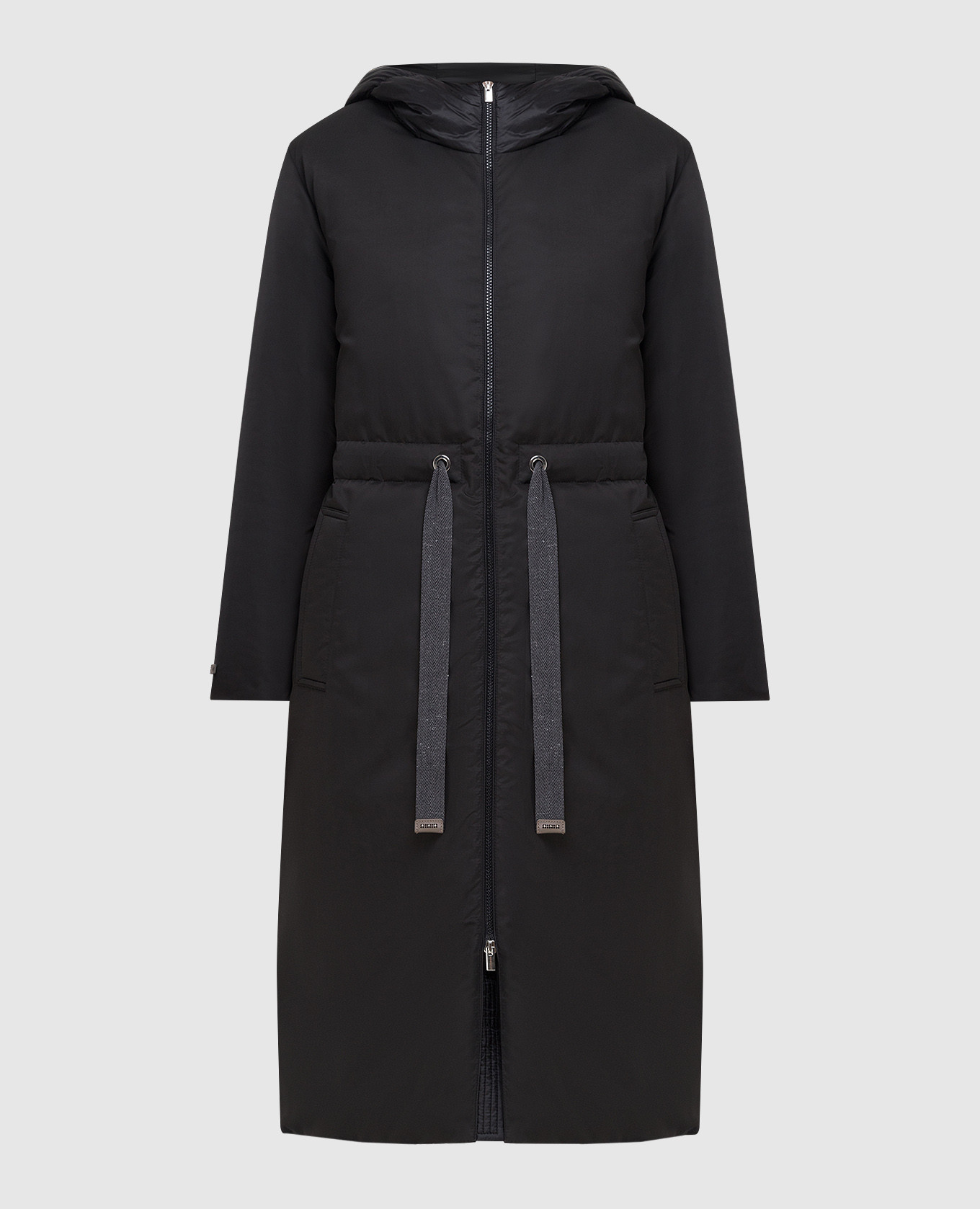 

Черная пуховая куртка, Черный, Пуховики