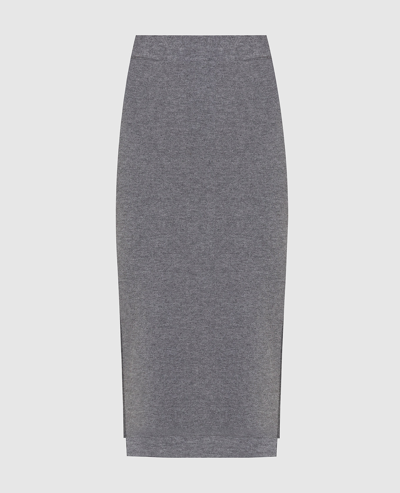 

Юбка миди Gerico c разрезом, Серый, Юбки узкие