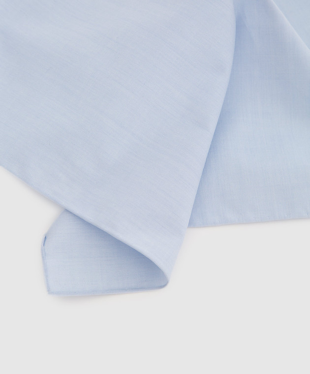 Stefano Ricci Детский голубой платок-паше в полоску YFZ25M1450 изображение 2