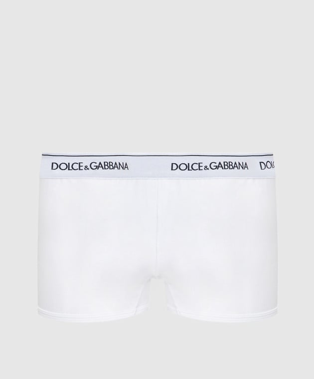 Dolce&Gabbana Набор белых трусов-боксеров с логотипом M9C07JFUGIW изображение 2