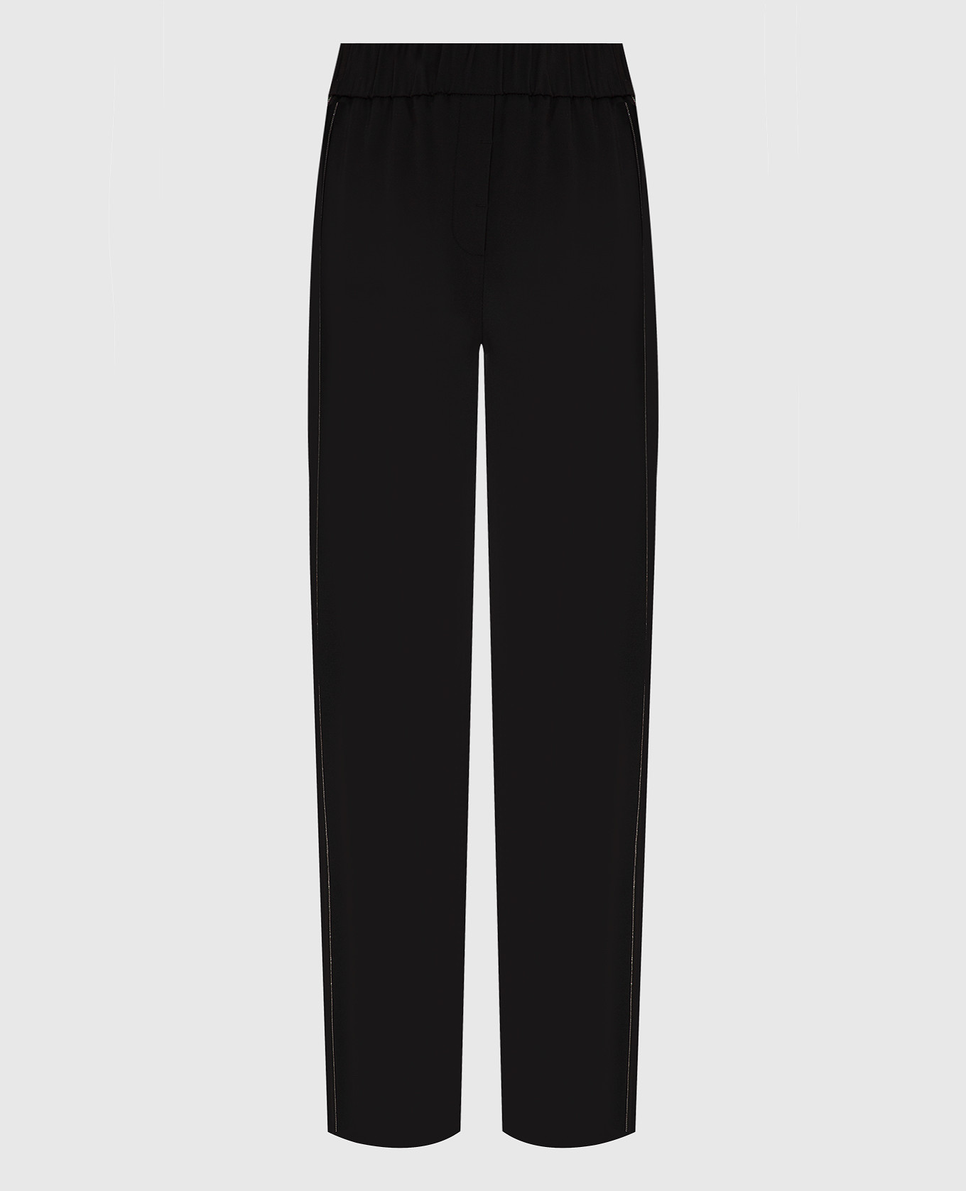 

Графитовые брюки с цепочками Peserico, Графитовый, Повседневные брюки casual