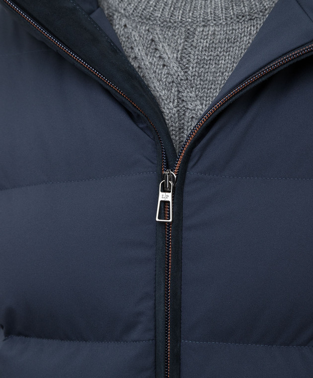 Loro Piana Темно-синяя пуховая куртка FAL3559 изображение 5