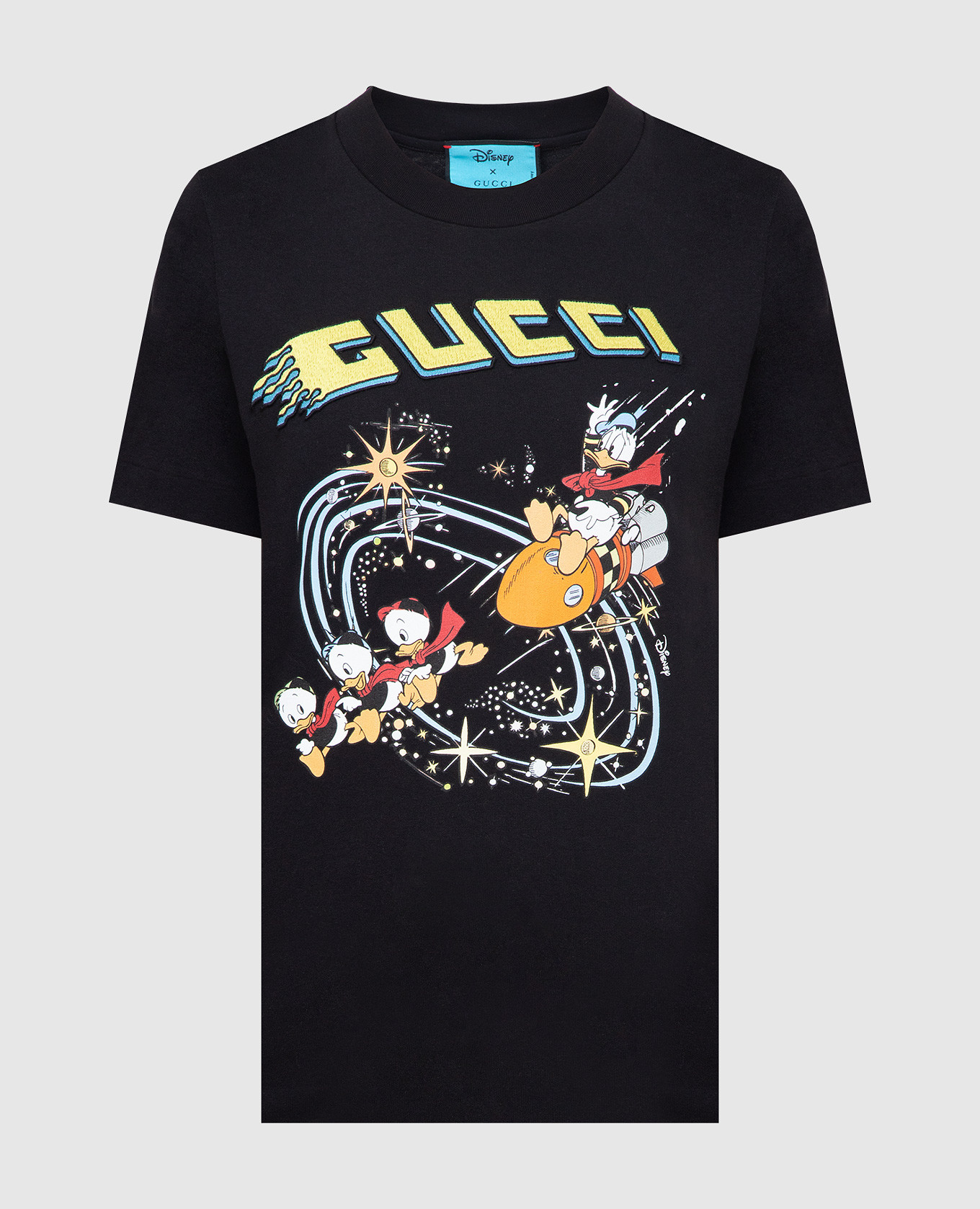 

Футболка с принтом персонажей Disney Gucci, Черный, Футболки