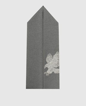 Stefano Ricci Дитячий шарф з вовни з вишивкою KY02016SCIY18402